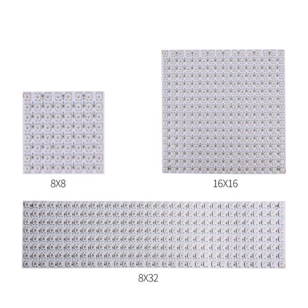 Flexible 8 x 32 RGB LED Matrix Display