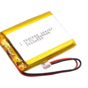 104167N Lithium ion polymer Battery (LiPo) (3.7V 3000mAh)