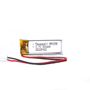 451230g Lithium ion polymer Battery (LiPo) (3.7V 300 mAh)