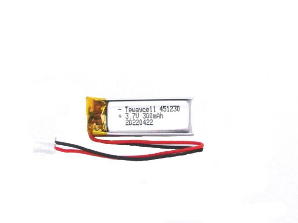 451230g Lithium ion polymer Battery (LiPo) (3.7V 300 mAh)