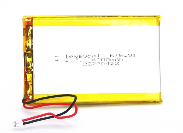 676091 Lithium ion polymer Battery (LiPo) (3.7V 4000mAh)