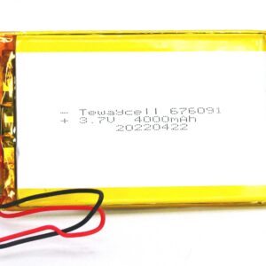 676091 Lithium ion polymer Battery (LiPo) (3.7V 4000mAh)