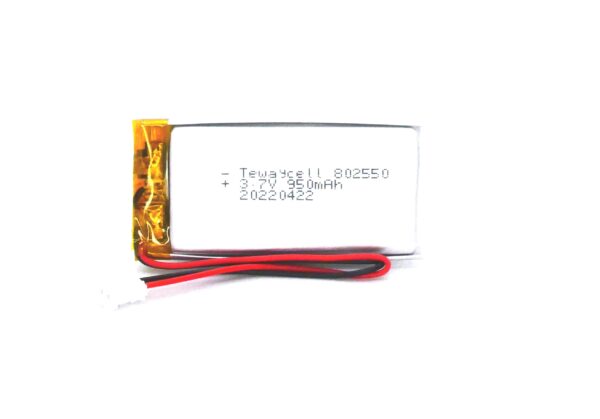 802550 Lithium ion polymer Battery (LiPo) (3.7V 950mAh)