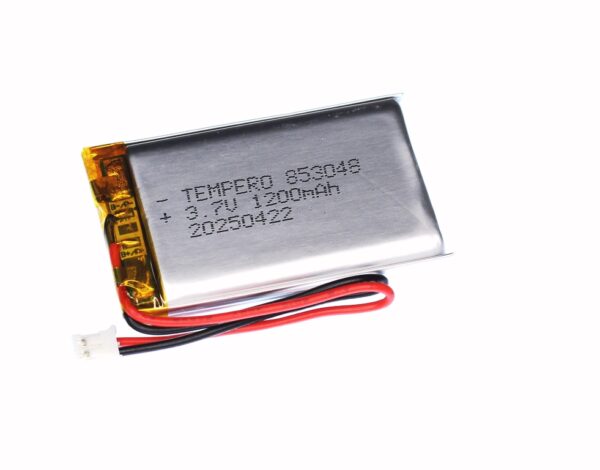 853048 (3.7V 1200mAh) Lithium ion polymer Battery (LiPo)
