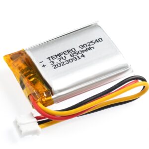 902540 Lithium ion polymer Battery (LiPo) (3.7V 850mAh)