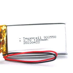 932550 Lithium ion polymer Battery (LiPo) (3.7V 1200mAh)