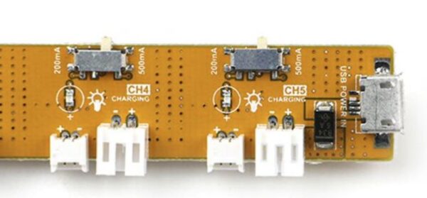 1S 3.7V 5-WAY USB Charger