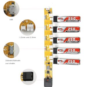 1S 3.7V 5-WAY USB Charger
