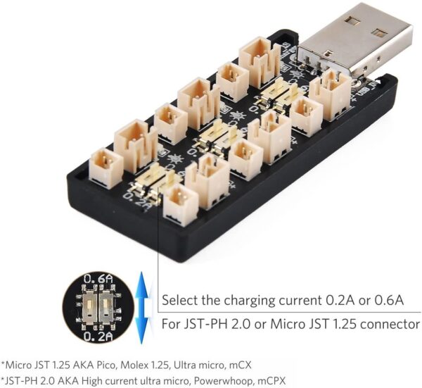 1S LiPo Battery USB Charger 3.7V/4.20V