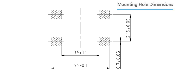 TVAF11 3x4 series Miniature Low Profile Tact Switch SMD