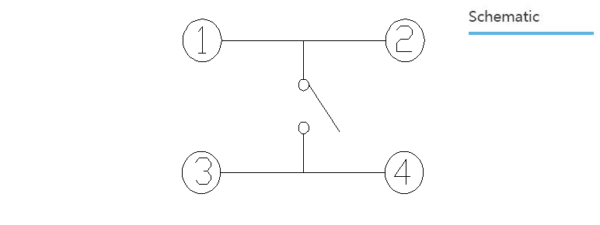 TVAF11 3x4 series Miniature Low Profile Tact Switch SMD