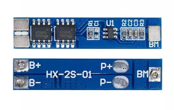 2S 5A BMS HX-2S-01 Li-ion Battery Protection Module