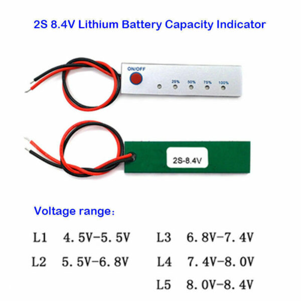 Lithium Battery Level Indicator
