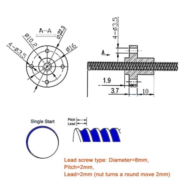 ACME Lead screw
