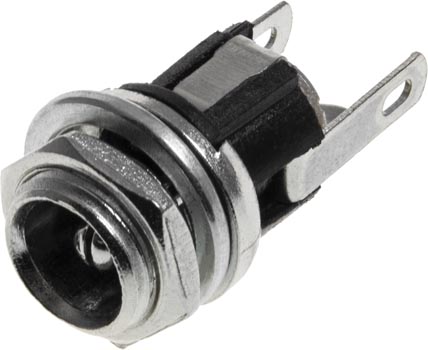 2.1mm DC Panel Mount Socket 5 pack