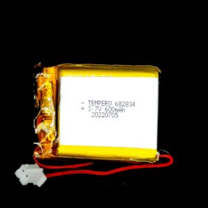 682834 (3.7V 600mAh) Lithium ion polymer Battery (LiPo)