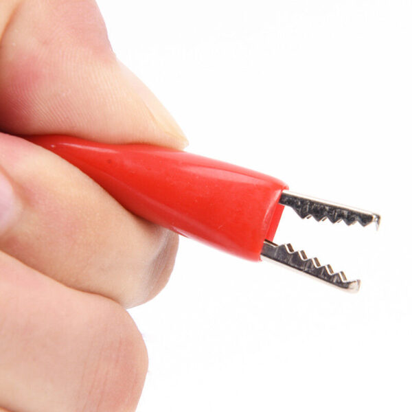 Alligator Clips Small/Medium/Large Crocodile Clip Red & Black