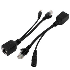 Power Over Ethernet Passive PoE Injector Cable Set