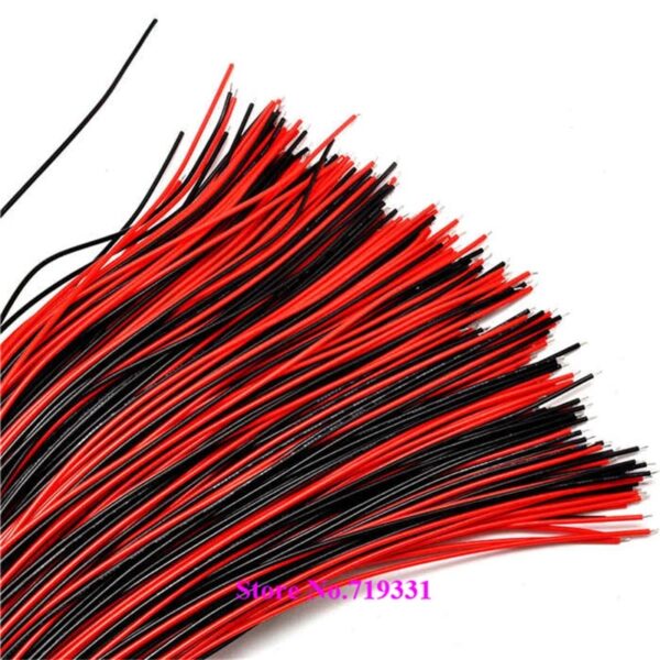 2P Dupont Cable 20cm Female to Tinned end