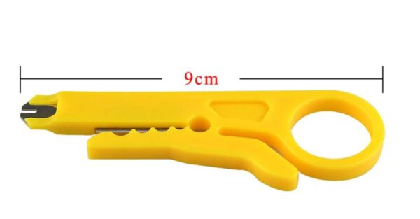9CM Mini Portable Wire Stripper Knife Crimper