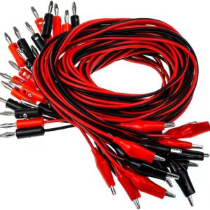 Banana plug or Alligator Clip test Lead