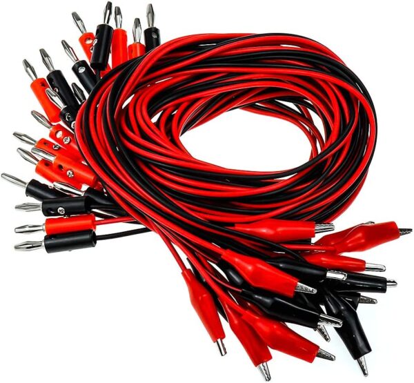 Banana plug or Alligator Clip test Lead