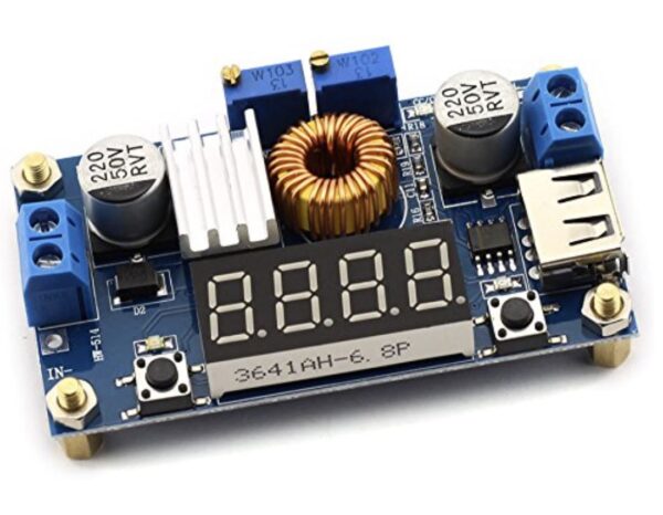 LM2596 4 LED USB DC 5-36v to 1.25-32v 5A Buck