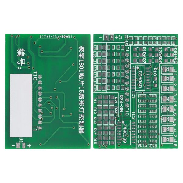 15 Ways LED Soldering Practice Board ZY-TP1801