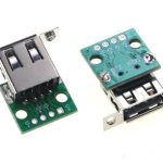 USB A Female Panel Mount Screw