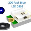 0805 SMD 200pcs Blue LED Light Emitting Diodes