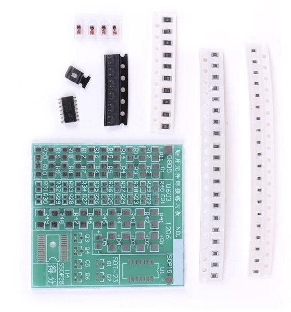 DF21021 SMD SMT Components Welding Practice Board