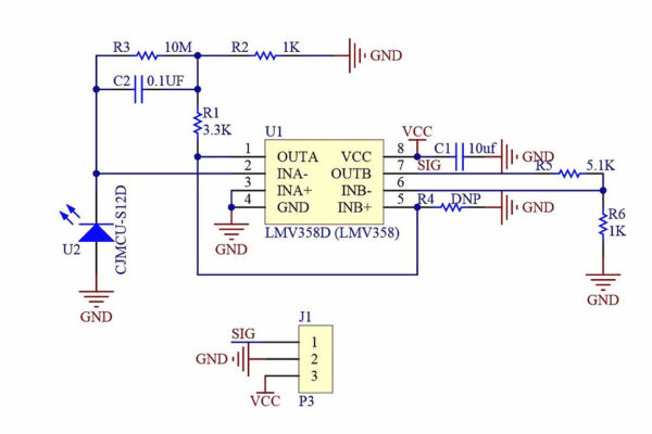 GUVA-S12SD UV Light Sensor Module