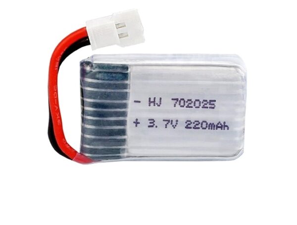 LiPo Battery 702025 (3.7V 200mAh) High Discharge Lithium Ion Molex 51005 2mm pitch