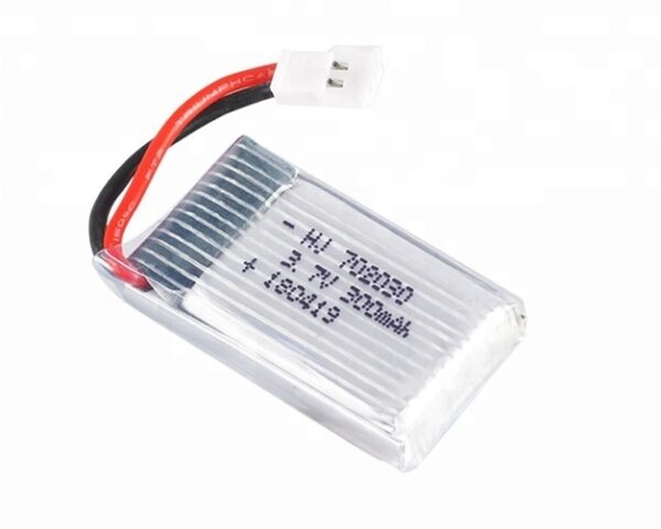LiPo Battery 752030 (3.7V 300mAh) High Discharge Lithium Ion Molex 51005 2mm pitch