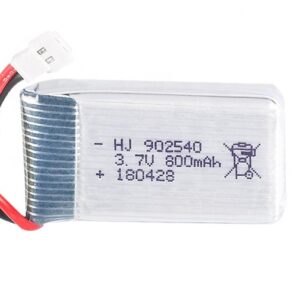 LiPo Battery 902540 (3.7V 800mAh) High Discharge Lithium Ion Molex 51005 2mm pitch