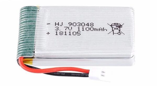 LiPo Battery 903048 (3.7V 1100mAh) High Discharge Lithium Ion Molex 51005