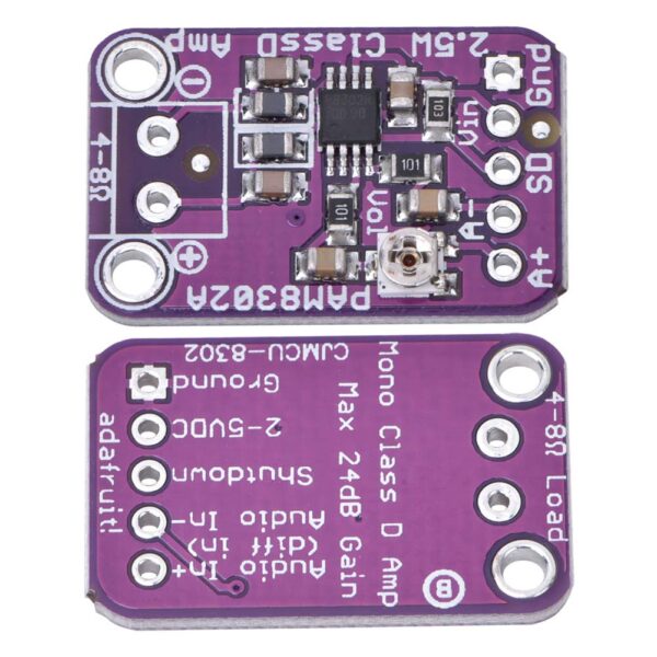 PAM8302 2.5W Single Channel Class D Audio Power Amplifier Module
