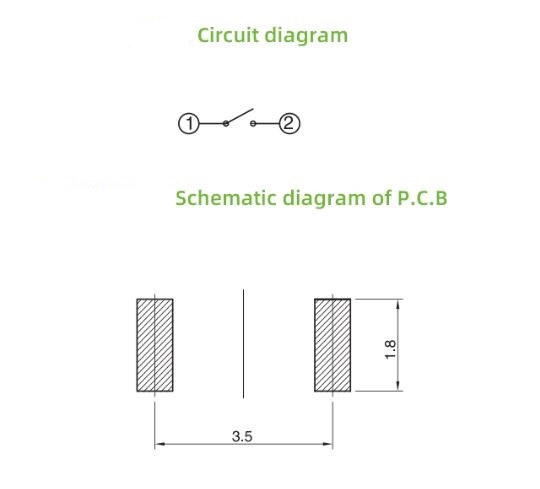 2x3x0.5mm Tact Switch
