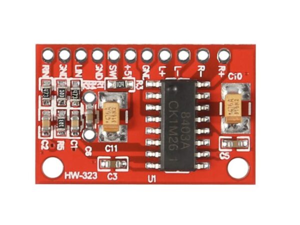 PAM8403 2-Channel 3W class D audio amplifier