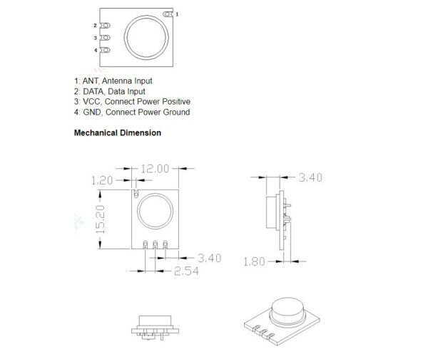 SRX882 STX882 433MHz ASK Wireless Transceiver