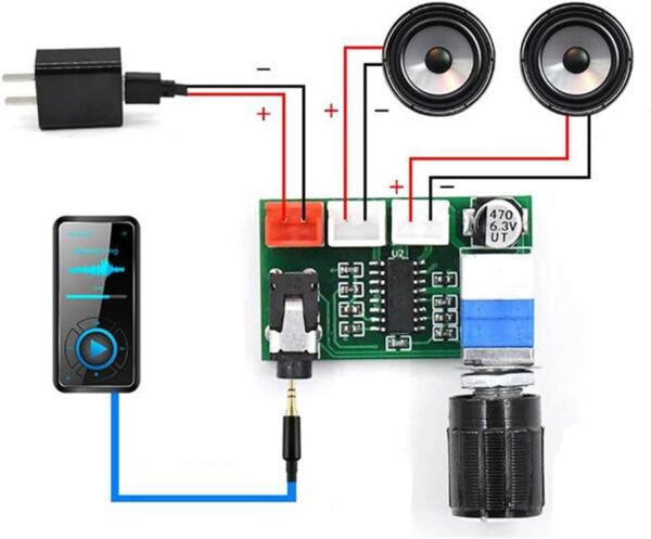 XH-A157 PAM8403 Stereo audio amplifier