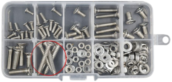 13 Kinds of M3 M4 M5 Screw ,Nut, Gasket , Screw Kit