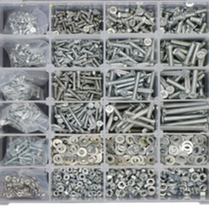 Nickel Plated 1840pcs 36 Types of M2,M2.5,M3 M4 M5 M6