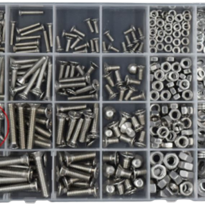 304 stainless steel 400pcs, 24 Types