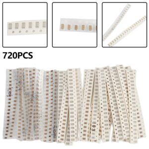 Capacitors Assorted Kit 1pF - 10UF 720Pcs 0805 SMD