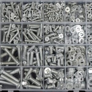 24 Types of M3 M4 M5 Nut, Gasket screws Kit