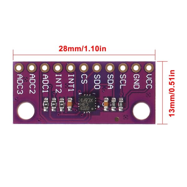 LIS3DH Triple-Axis Accelerometer (+-2g/4g/8g/16g)