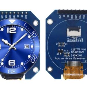 1.28″ Round TFT LCD Rectangle Base GC9A01 240×240 4-Wire SPI