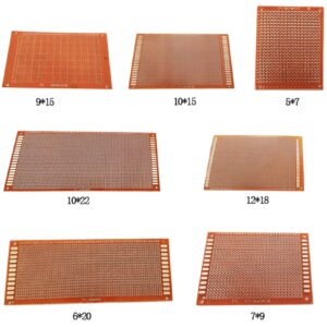 7Pcs Universal Prototype Single Sided PCB