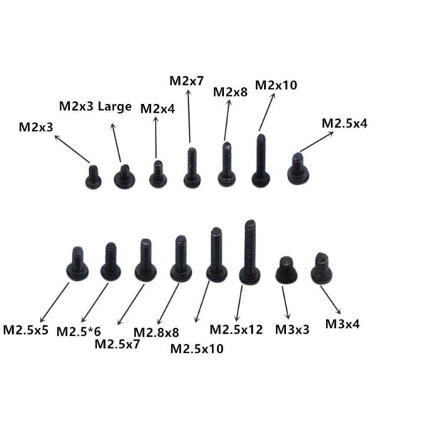 150pcs M2 M2.5 M3 Screws Kit for Laptop